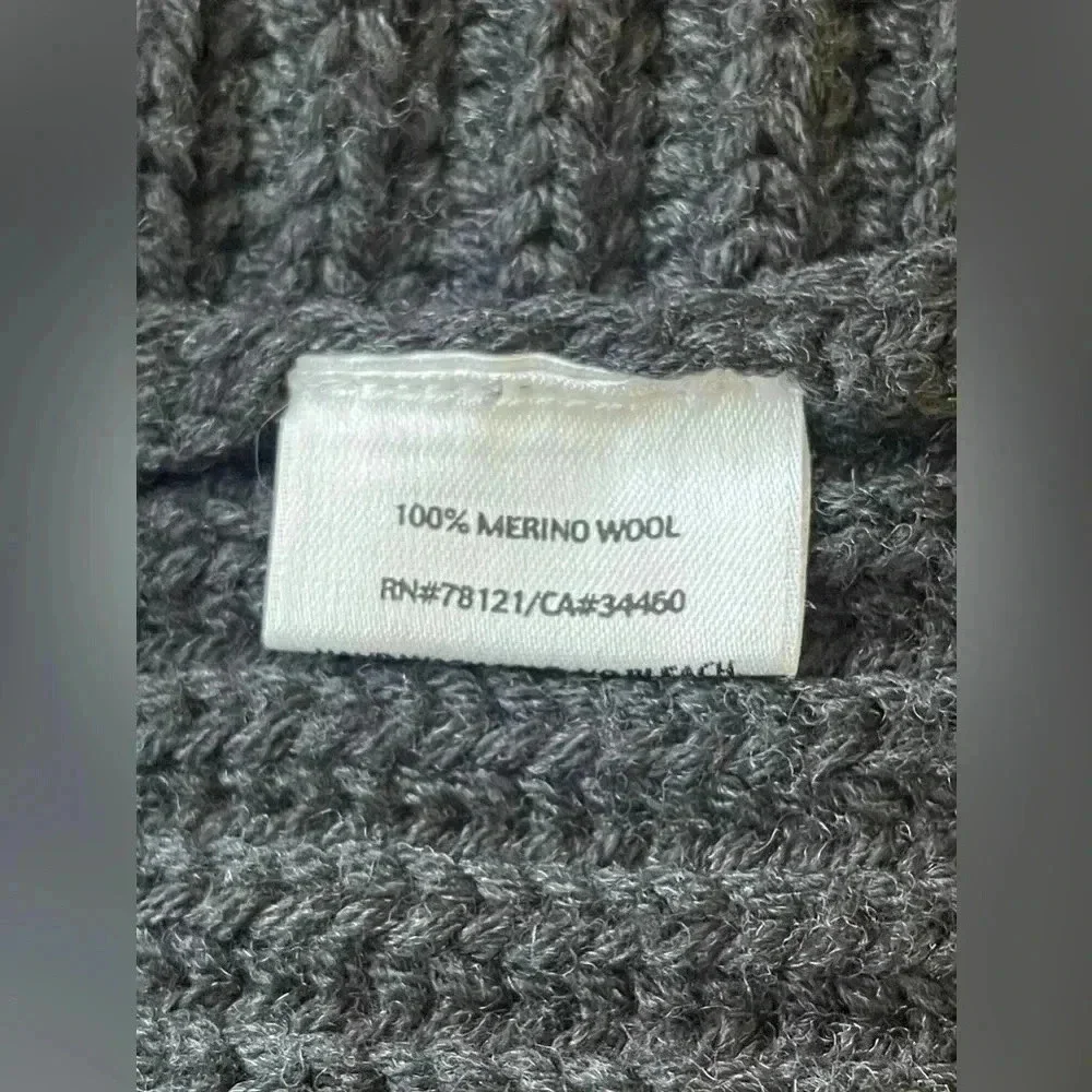 Eileen Fisher Open Front Wool Cardigan - Size M
